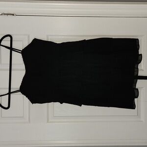 🌸3/$25! !American eagle corset top black tiered mini dress - size 12